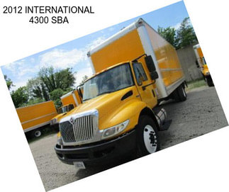 2012 INTERNATIONAL 4300 SBA