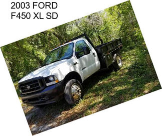 2003 FORD F450 XL SD