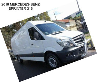 2016 MERCEDES-BENZ SPRINTER 316