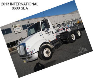 2013 INTERNATIONAL 8600 SBA