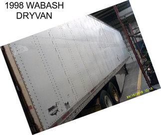 1998 WABASH DRYVAN