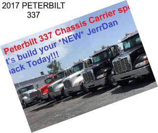 2017 PETERBILT 337