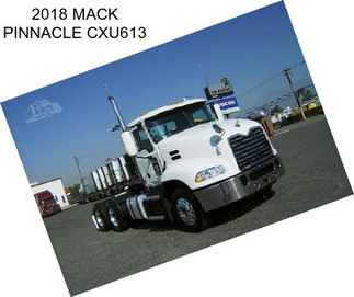 2018 MACK PINNACLE CXU613