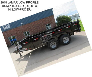 2018 LAMAR LOW PROFILE DUMP TRAILER (DL) 83\