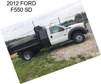 2012 FORD F550 SD