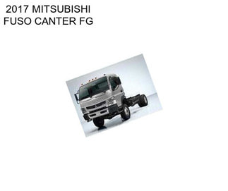 2017 MITSUBISHI FUSO CANTER FG