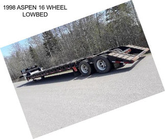 1998 ASPEN 16 WHEEL LOWBED