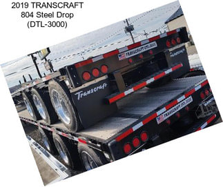 2019 TRANSCRAFT 804 Steel Drop (DTL-3000)