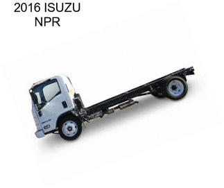 2016 ISUZU NPR