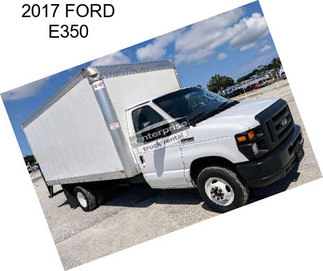 2017 FORD E350