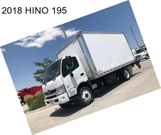 2018 HINO 195