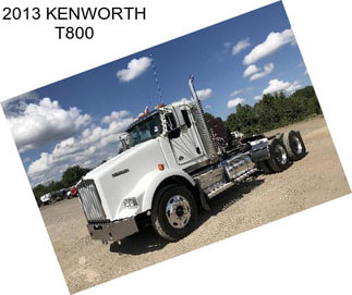 2013 KENWORTH T800