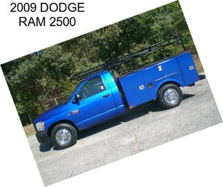 2009 DODGE RAM 2500