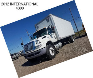 2012 INTERNATIONAL 4300