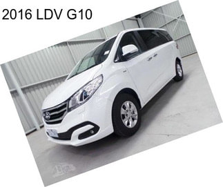 2016 LDV G10