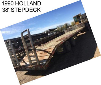 1990 HOLLAND 38\' STEPDECK