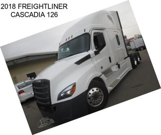 2018 FREIGHTLINER CASCADIA 126