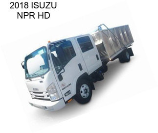 2018 ISUZU NPR HD