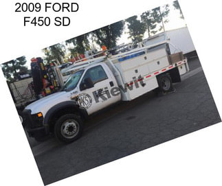 2009 FORD F450 SD