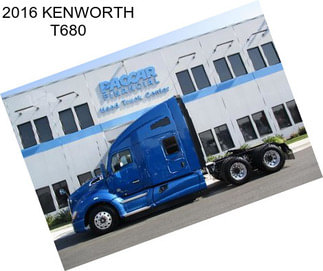 2016 KENWORTH T680