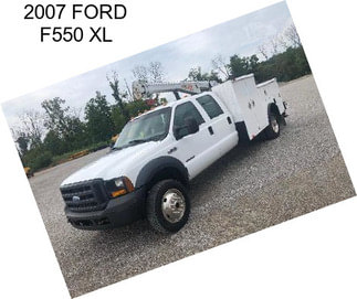 2007 FORD F550 XL