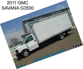 2011 GMC SAVANA G3500