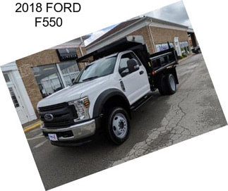 2018 FORD F550