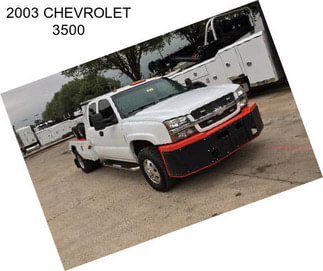 2003 CHEVROLET 3500