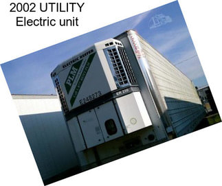 2002 UTILITY Electric unit