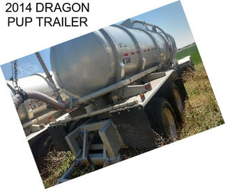 2014 DRAGON PUP TRAILER