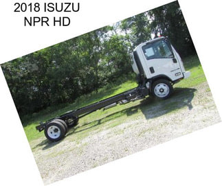 2018 ISUZU NPR HD