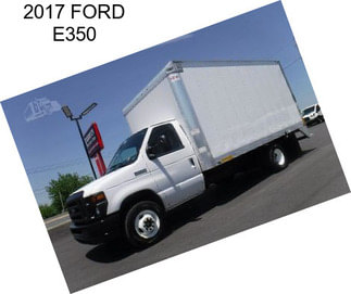 2017 FORD E350