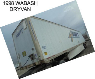 1998 WABASH DRYVAN