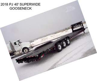 2018 PJ 40\' SUPERWIDE GOOSENECK