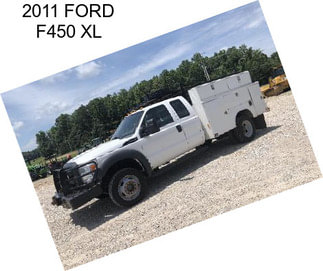 2011 FORD F450 XL