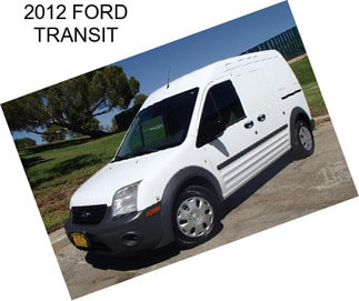 2012 FORD TRANSIT