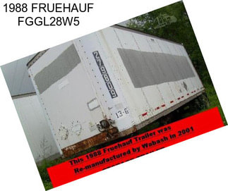 1988 FRUEHAUF FGGL28W5