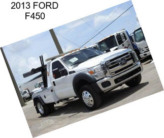 2013 FORD F450