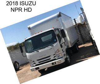 2018 ISUZU NPR HD