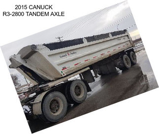 2015 CANUCK R3-2800 TANDEM AXLE