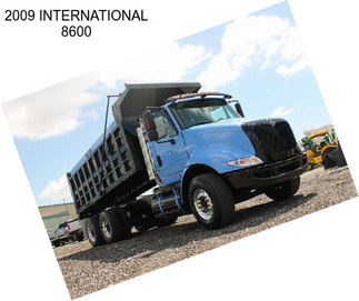 2009 INTERNATIONAL 8600