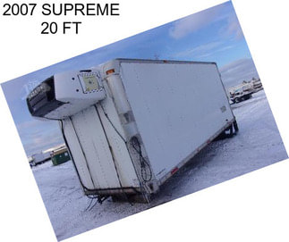 2007 SUPREME 20 FT