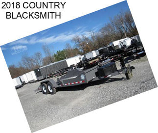 2018 COUNTRY BLACKSMITH