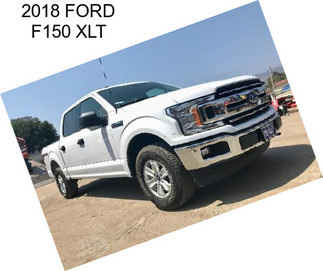 2018 FORD F150 XLT