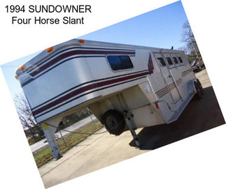 1994 SUNDOWNER Four Horse Slant