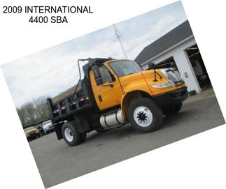 2009 INTERNATIONAL 4400 SBA