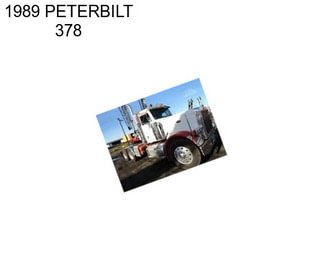 1989 PETERBILT 378