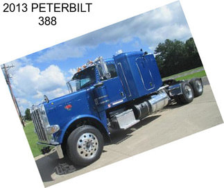 2013 PETERBILT 388