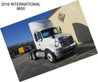 2016 INTERNATIONAL 8600