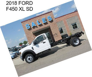 2018 FORD F450 XL SD